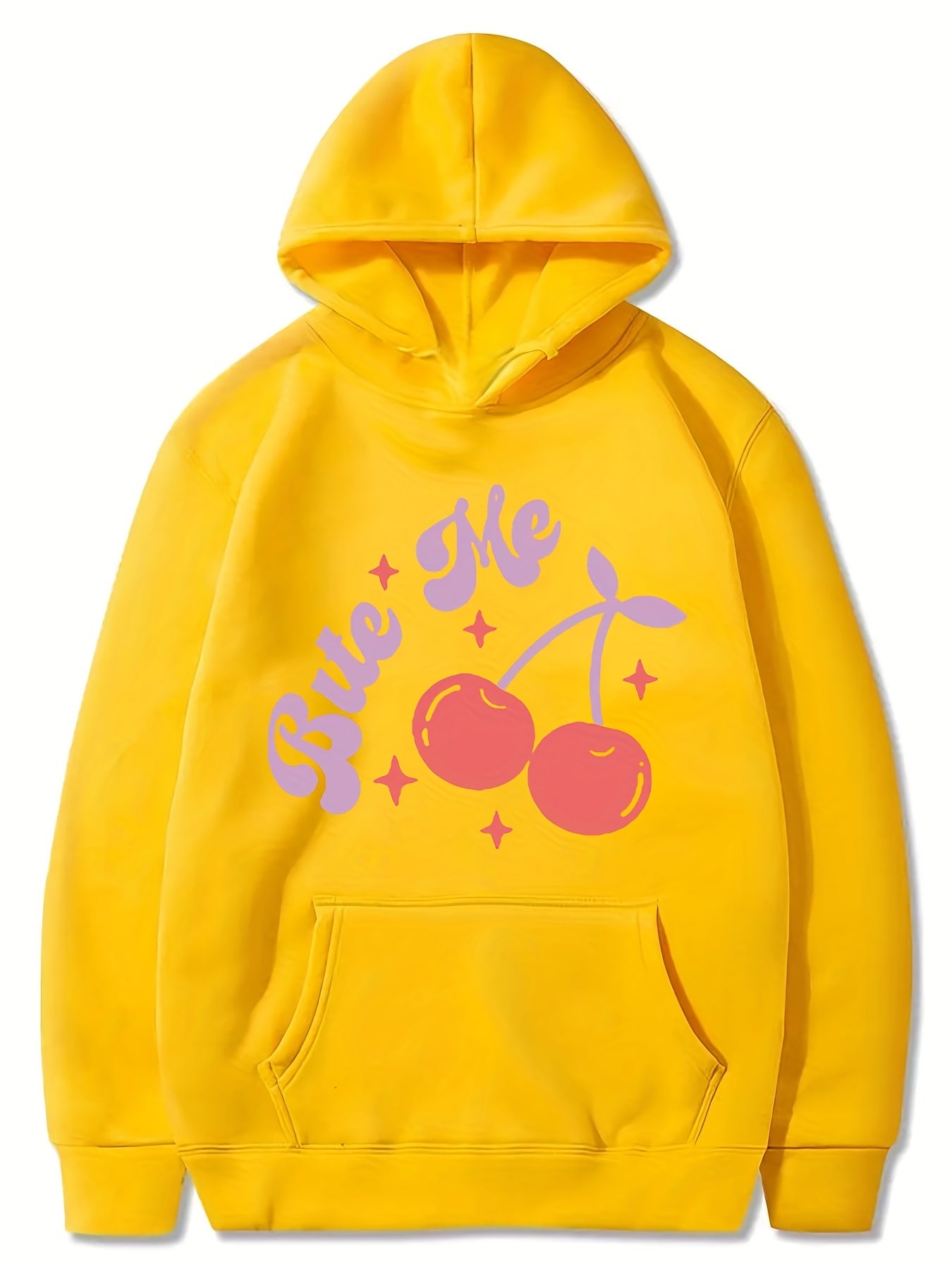 Sweet Berry Pattern Smart Hoodie For Girls