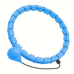 Detachable 28 Sections Fitness Hoop with Solid Ball for Thin Waist Weight Loss