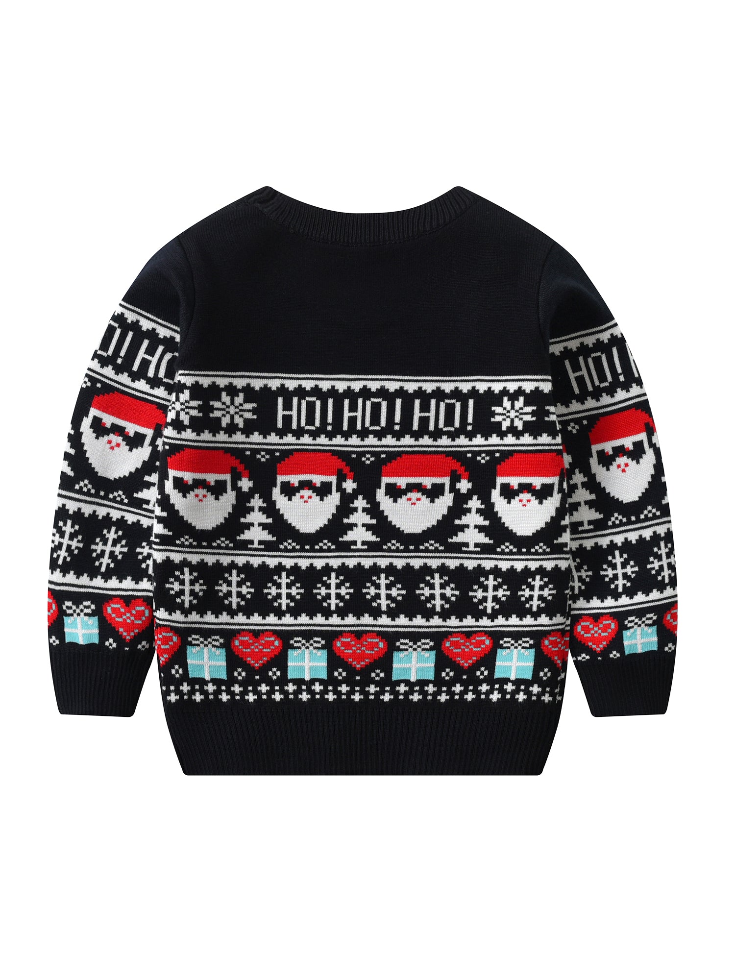Christmas Santa Boys Knitted Sweatshirt