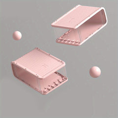 4pcs Candy Rustproof Shoe Box Stackable 21.5 32.5 13 Decorative Shoe Display