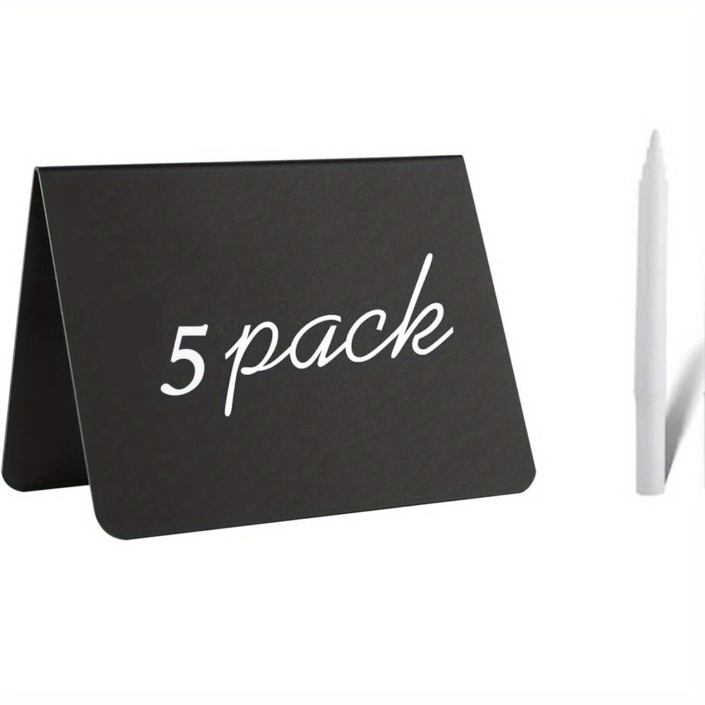 Mini Chalkboard With Chalk for Food Party Buffet Table Sign Wedding Bakery