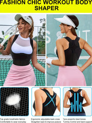 Tummy Control Shaper Tank Top Waist Trainer Activewear