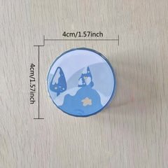 Cartoon Seascape DIY Hand Account Tape Stickers