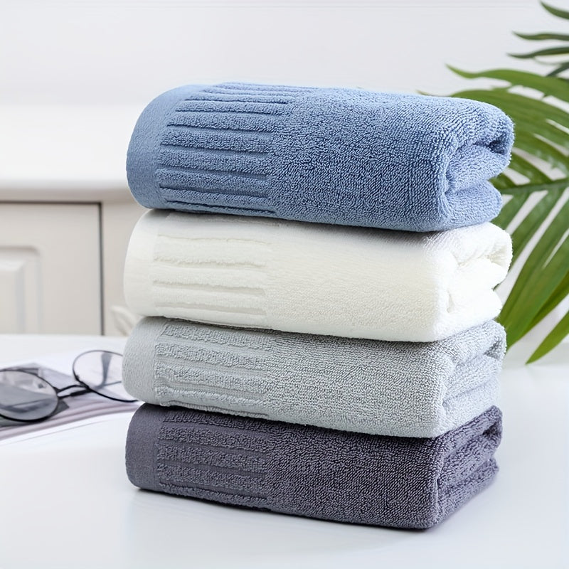 4pcs Solid Cotton Hand Towel Absorbent Soft Face Towel Quick Dry Hand Towels