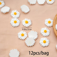 12pcs Sunflower Desktop Decoration Paper Scraps For Holidays