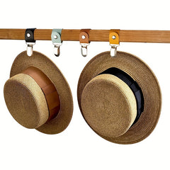 PU Leather Hat Clip Travel Hat Clips For Luggage