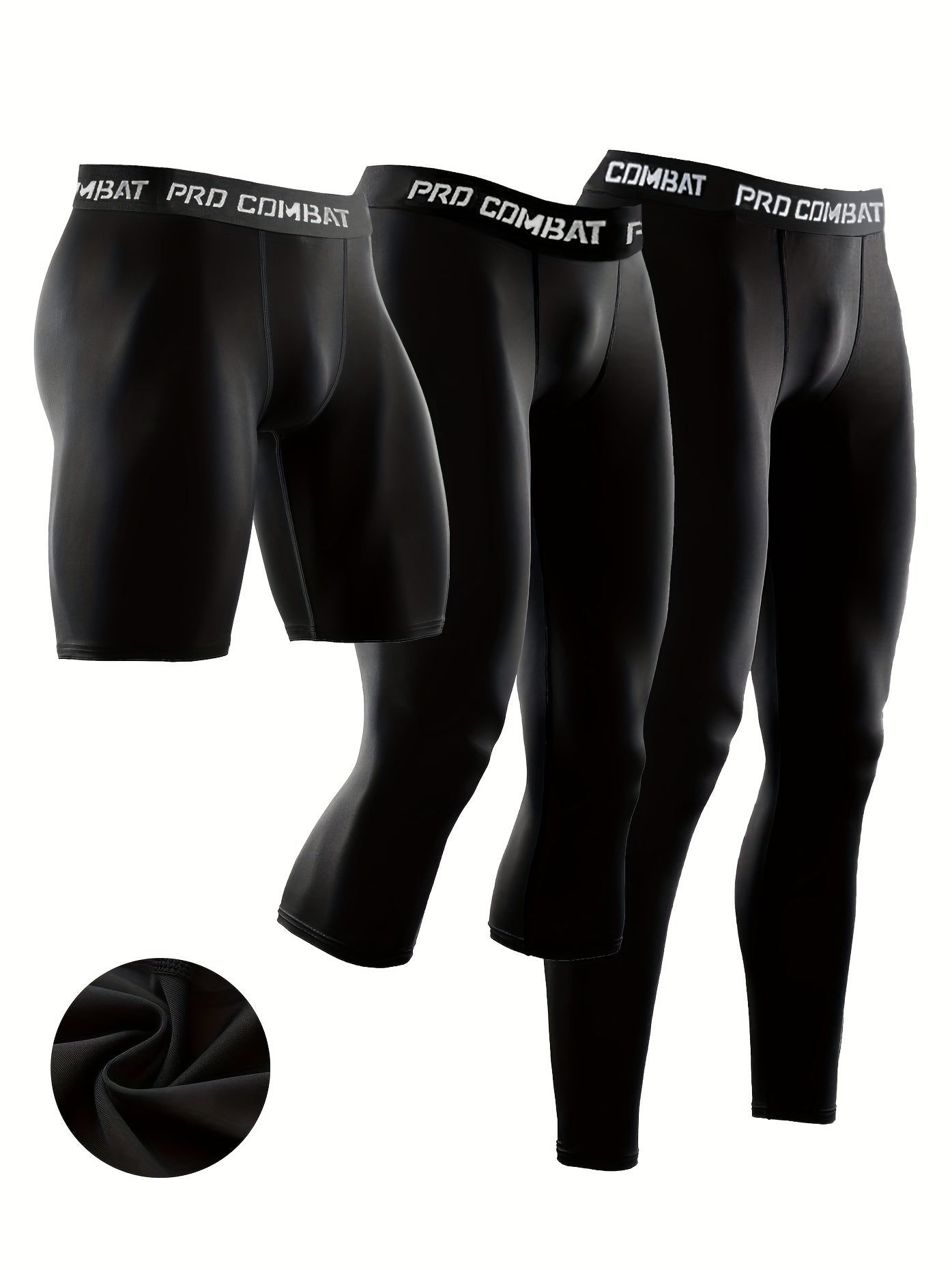 Men's Compression Leggings Set Quick Dry Base Layer Sportswear