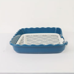Dog Potty Toilet with Pee Post and Pad Holder