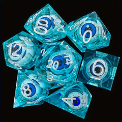 7pc Eyeball Dice Set for Tabletop Role playing Games