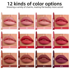 2-In-1 Lip Liner Waterproof & Sweat-proof Velvet Matte Lipstick