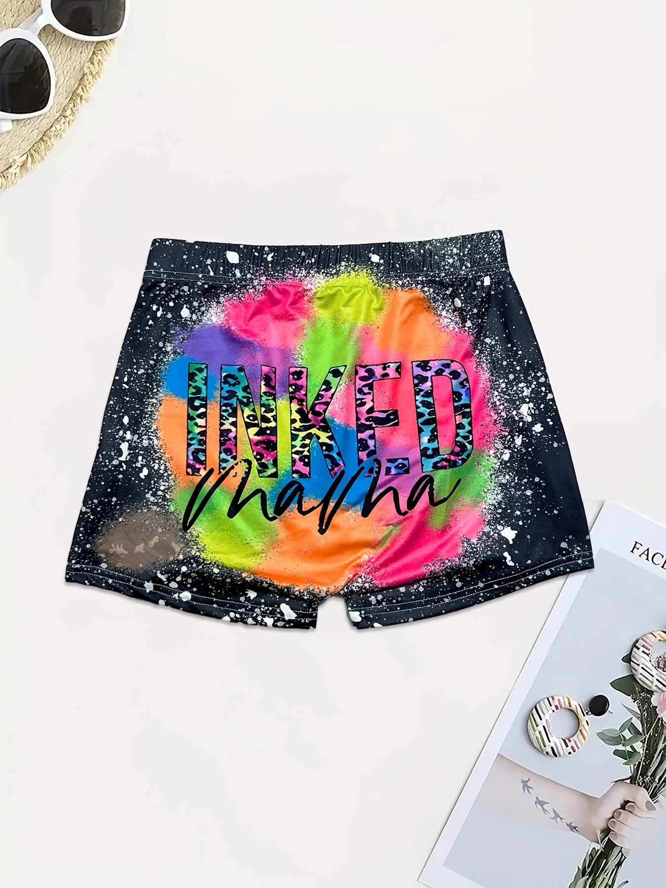Casual Elastic Waist Shorts for Women