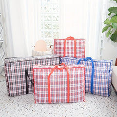 2pcs Waterproof Woven Bags Large Hand Held Packaging And Moving Bags