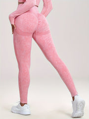Tie Dye Seamless Yoga Pants High Stretch Leggings Women's Activewear