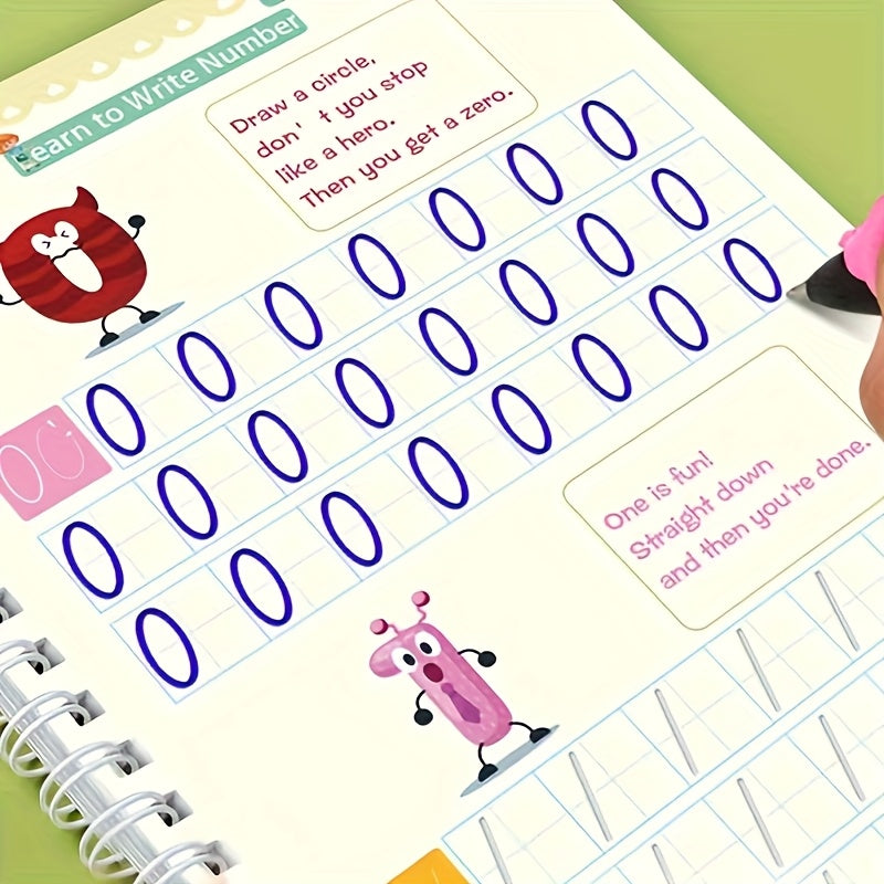 Reusable Handwriting Practice Magic Copybook - Improve Writing Skills