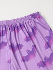 Ombre Bat Print Lounge Shorts