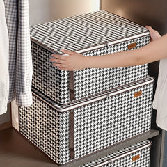 Portable Clothes Storage Bag Quilt Box for Wardrobe Sorting