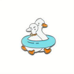 Cute Duckling Enamel Brooch for Backpacks & Clothing
