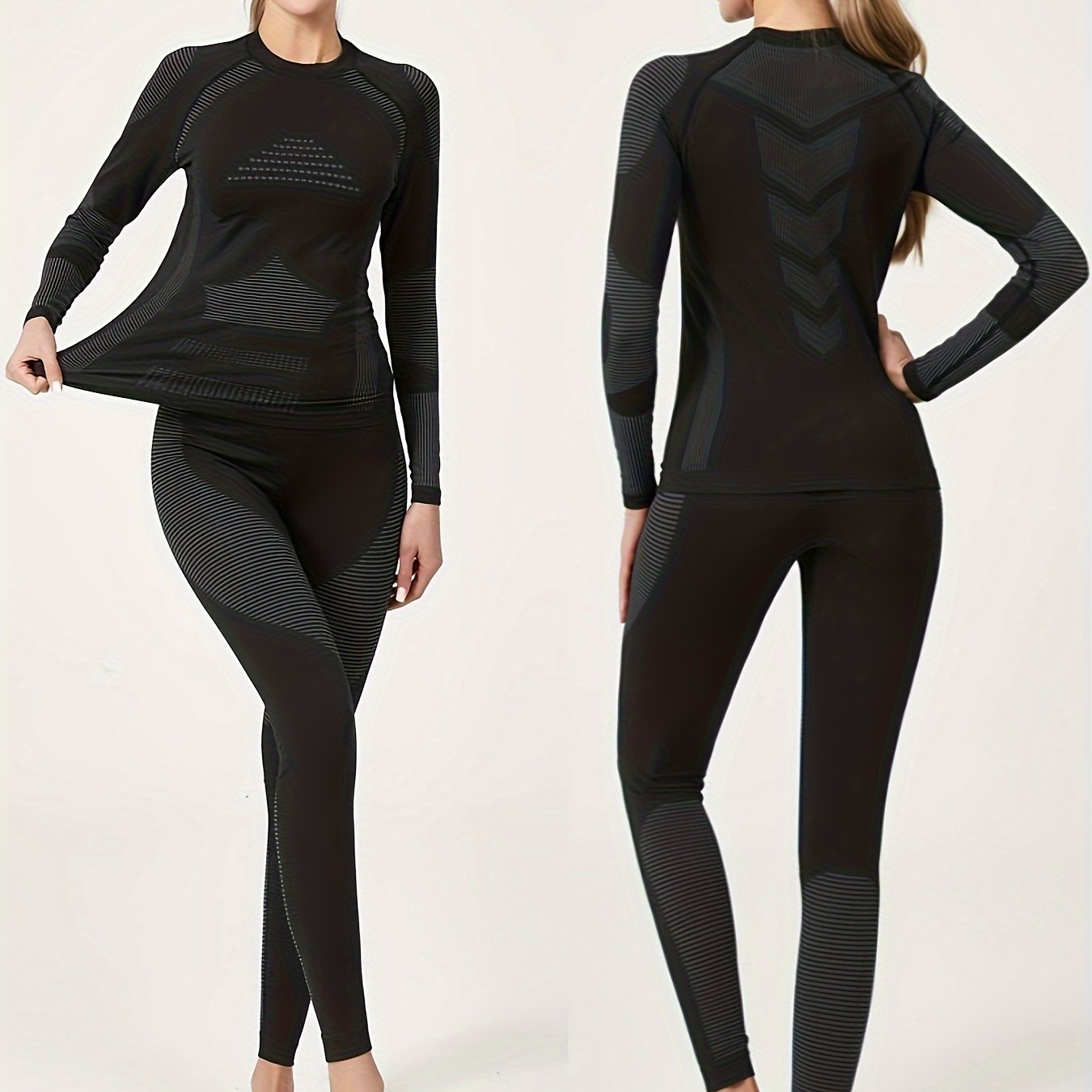 2Pcs Thermal Underwear Set Quick Dry Base Layer