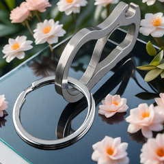 Stainless Steel Carabiner Keychain for Backpack