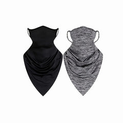 Reusable Washable Cloth Bandana Neck Gaiter with Ear Loops