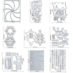 Christmas Tree & Cactus Metal Cutting Dies for Scrapbooking