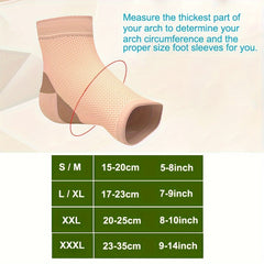 Ankle Compression Sleeve Plantar Fasciitis Socks Men Women Support