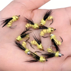 102Pcs Fly Fishing Flies Barbed Hooks Set for Trout Salmon Steelhead Grayling
