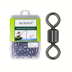100pcs Ball Bearing Swivels for Fishing Line Connection