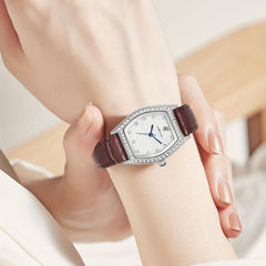 Teenager Faux Diamond Watch Roman Scale Female Student