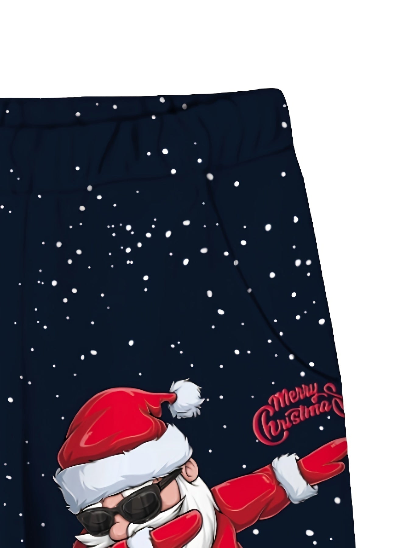 Toddler Boys Christmas Santa Hoodie & Sweatpants Set