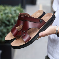 Men's Sliders Sandals Non Slip Open Toe Shoes