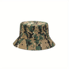 Camouflage Bucket Hat Outdoor Sun Cap for Men Women Fishing Hiking