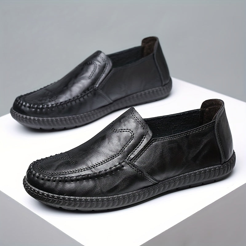 Men's Comfy Stitch Detail Loafers Slip On Shoes Spring Summer