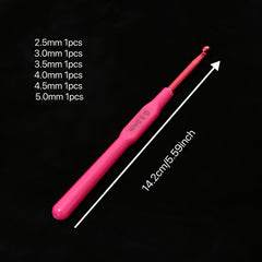 6pcs Random Crochet Hook Set Hand Knitting Crochet Set