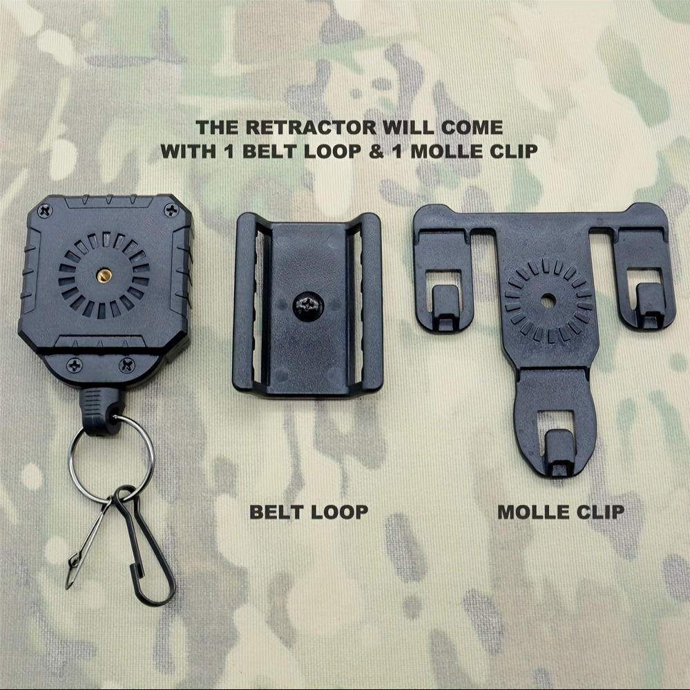 Molle Gear Tether Retractable Key Tools Holder