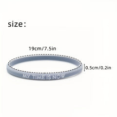 Inspirational Silicone Bracelet for Sports Teams