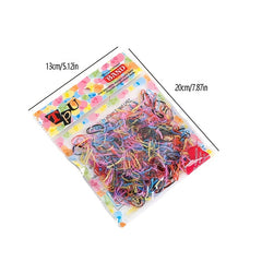 500pcs Colorful Rubber Band School Supplies