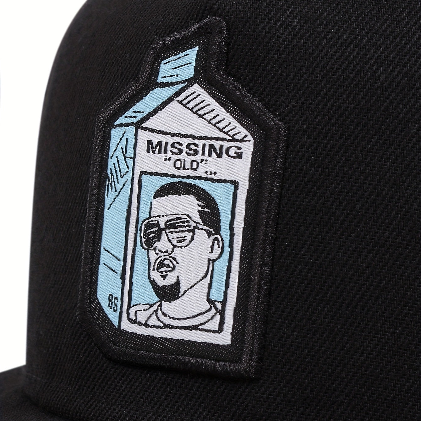Milk Bottle Embroidery Snapback Hat Hip Hop Cartoon Baseball Cap