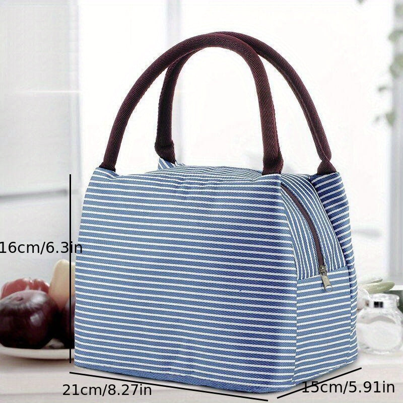 Insulated Lunch Bag Aluminum Foil Liner Waterproof Leakproof Freez
