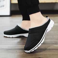 Men's Cozy Slides Soft Slippers Plush Comfy Home Shoes
