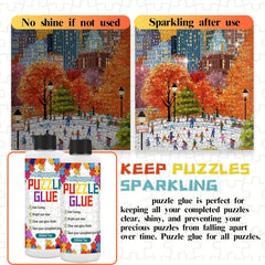 Water Soluble Puzzle Glue 200ml Transparent Non Toxic Quick Drying