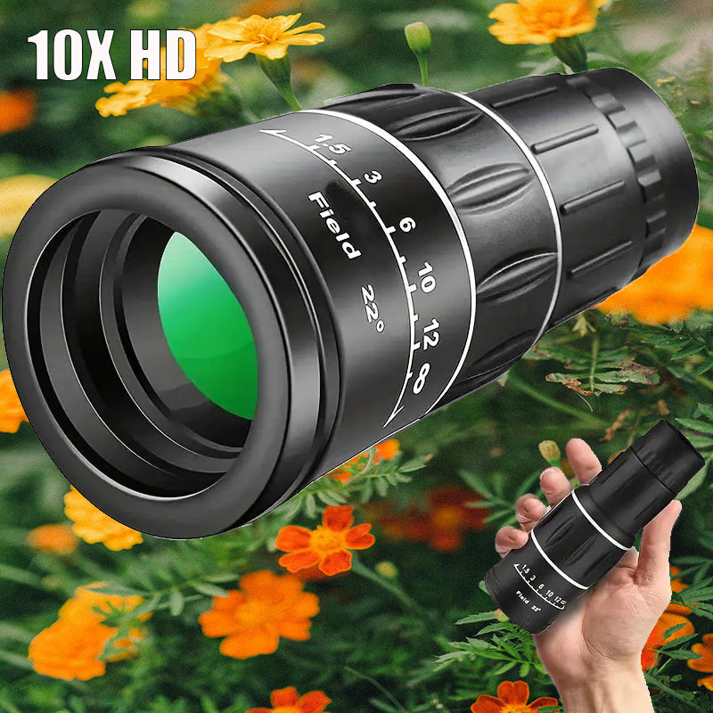 10X42 ABS Binoculars High Definition Wide Field of View Manual Focus