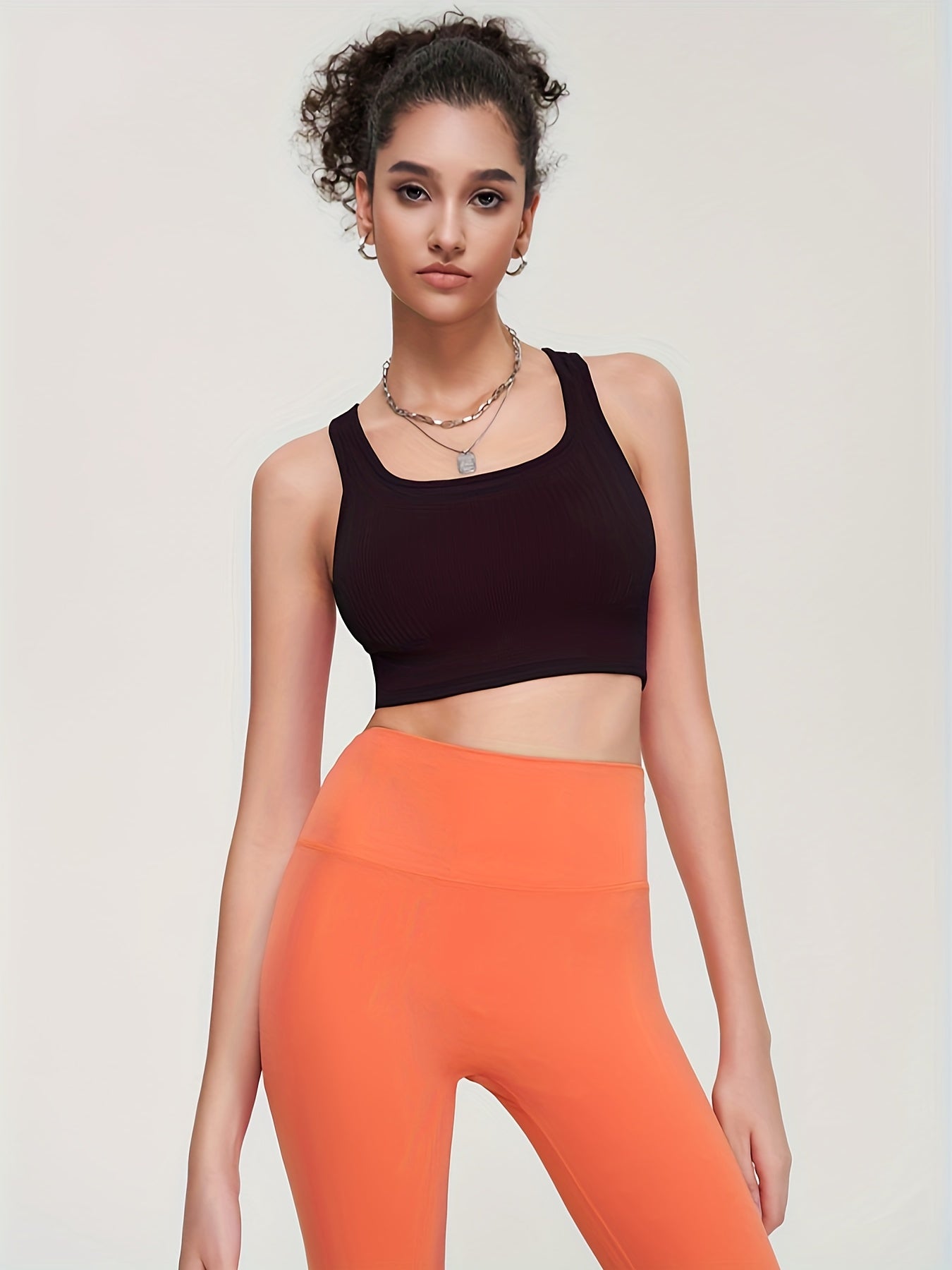 Quick Dry Shockproof Sports Bra Yoga Crop Top