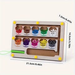 Wooden Sorting Puzzle for Kids - Focus, Coordination, Recognition