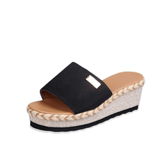 Women's Platform Espadrilles Wedge Slippers Lightweight Slides