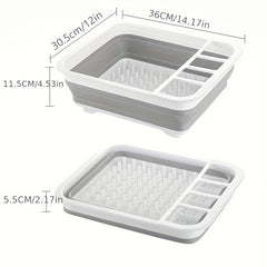 Collapsible Dish Drying Rack with Drainer Board