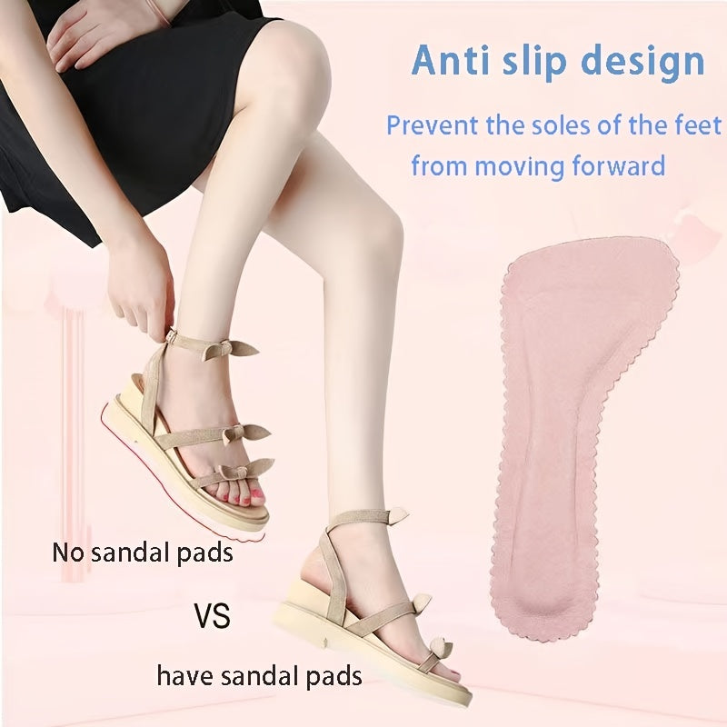 Anti Slip Leather Insoles Sandals Sweat Absorbent Deodorant Pads