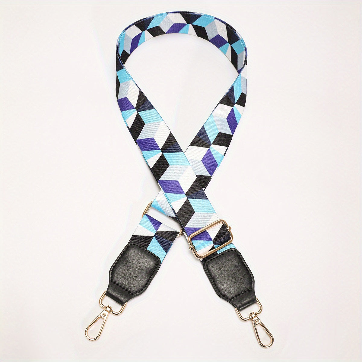 Geometric Pattern Bag Strap Lightweight Adjustable Accessories