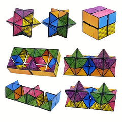 3D Changeable Magic Cube Anti Stress Fidget Toy Gift