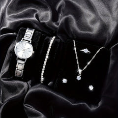 6pcs Beginner Rhinestone Watch Set for Students